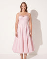 Fleur | Corset Bodice Midi Wedding Guest Dress