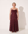 Lucinda | Wrap Maxi Dress in Lace – Wedding Guest & Gala