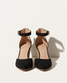 Lavinia | Closed Toe Ankle Strap Wedge Heels for Work & Evening