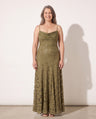 Rosaline | Textured Floral Maxi Formal Dresses