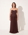 Manon | Embellished Strapless Evening Maxi Dresses