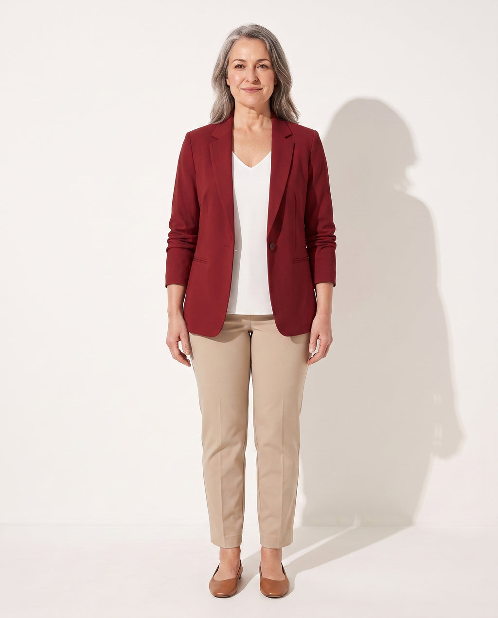 Thalia | Womens Velvet Blazer Tailored Slim Fit Jacket — voorkant