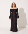 Giselle | Off Shoulder Lace Evening Maxi Dresses For Women