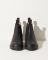 Sylvie | Black & Brown Leather Chelsea Boots For Women