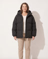 Anouk | Oversized Hooded Fur Hood Puffer Jacket Coat