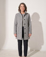 Faustine | Pink Cream Camel Brown Wool Coat with Hood