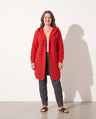 Isadora | Oversized Cable Knit Hooded Long Sweater Cardigan
