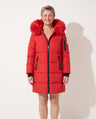 Cosima | Long Winter Parka Coat with Faux Fur Hood & Puffer