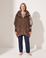 Juliette | Black Winter Fur Hood Plus Size Puffer Coat