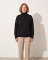 Rosanna | High Neck Turtleneck Knit Jumper Sweater V Relaxed