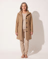 Adeline | Pink Wool Blend Winter Coat Jacket