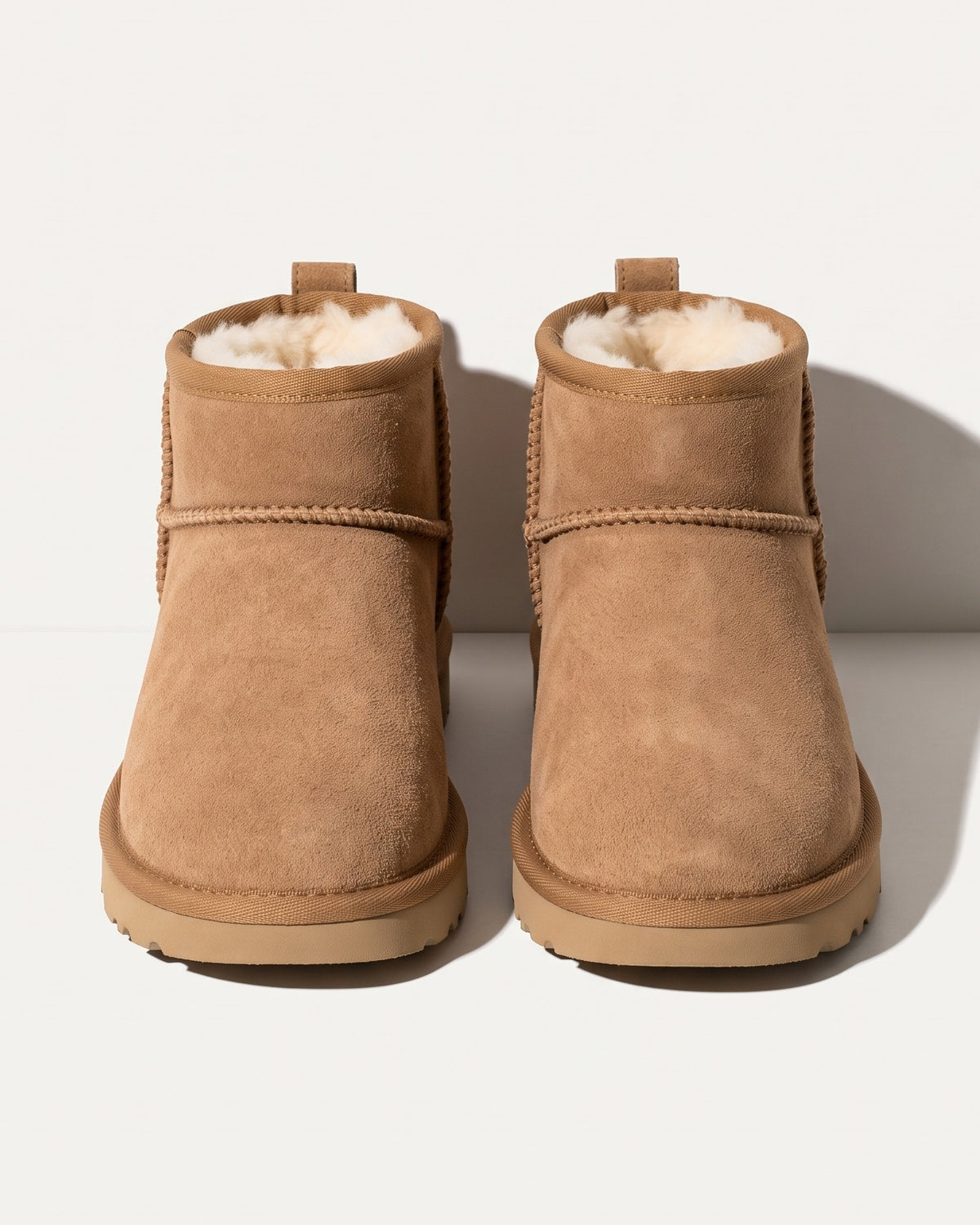 Tamsin | Flat Black Leather Ankle Boots For Winter — voorkant