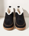 Fiadh | Suede Black Ankle Boots with Cosy Shearling Lining
