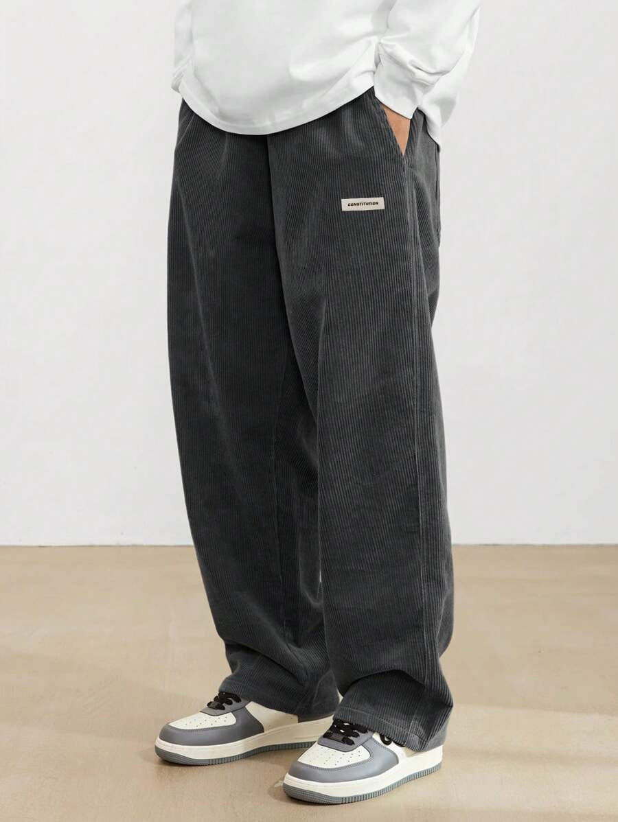 Albane | Wide Leg Corduroy Trousers Relaxed Casual Weekend