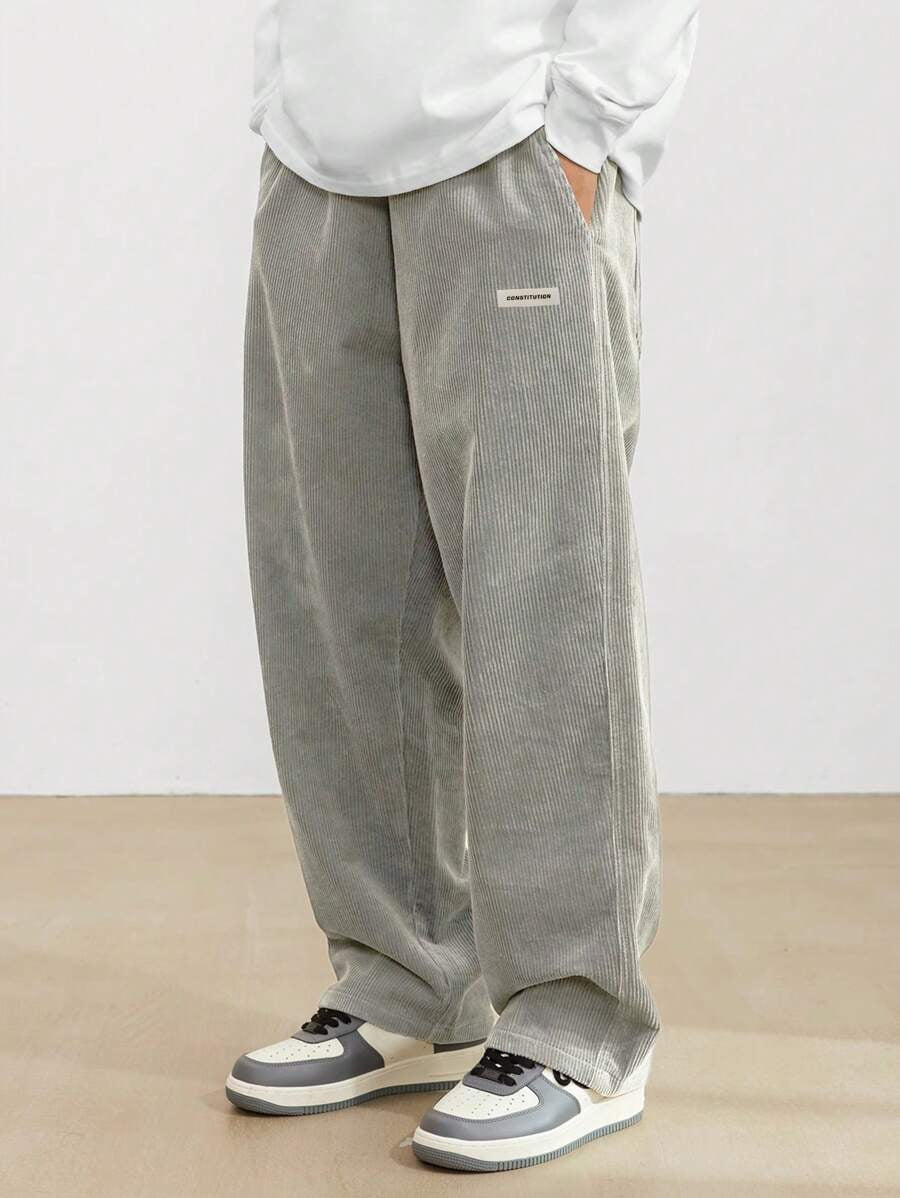 Albane | Wide Leg Corduroy Trousers Relaxed Casual Weekend
