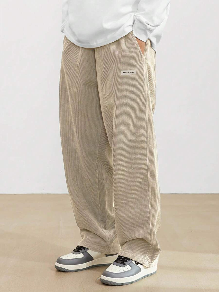 Albane | Wide Leg Corduroy Trousers Relaxed Casual Weekend