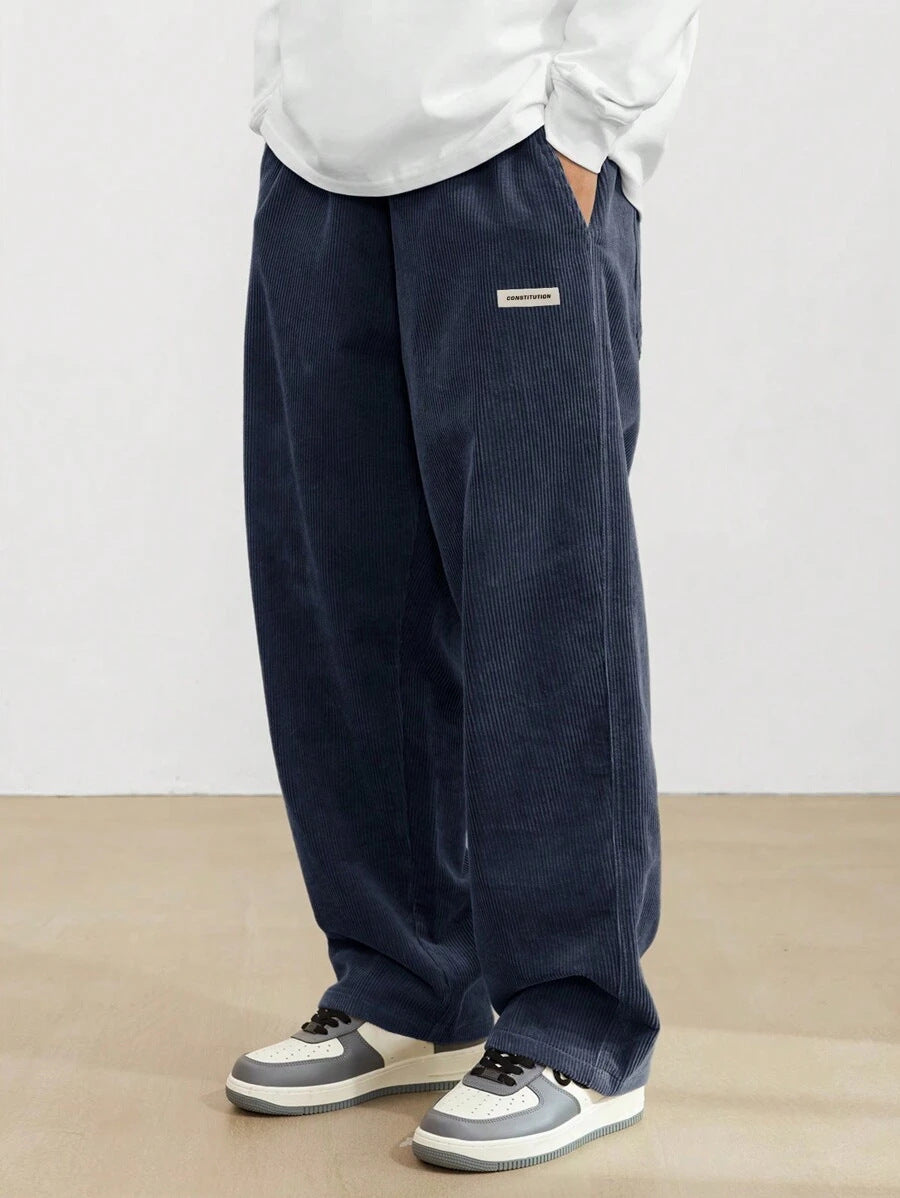 Albane | Wide Leg Corduroy Trousers Relaxed Casual Weekend