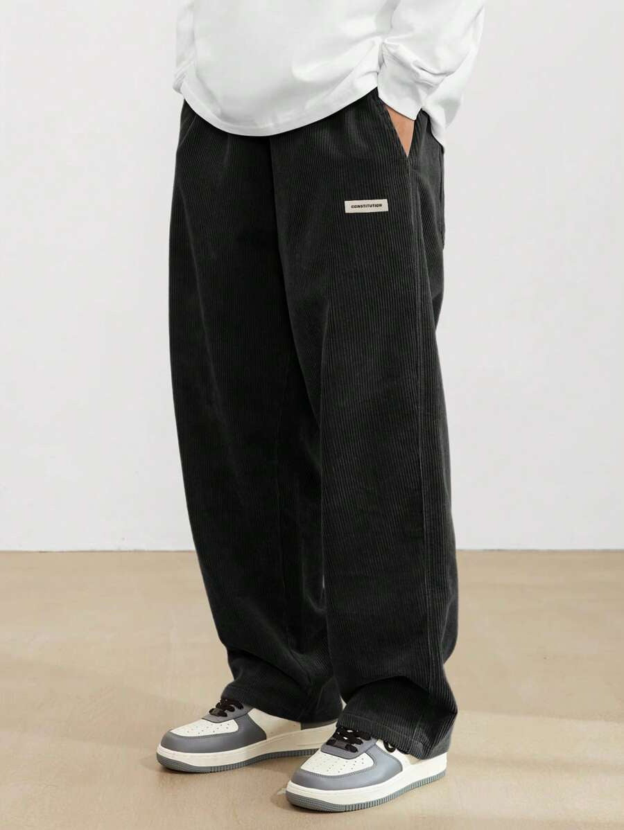 Albane | Wide Leg Corduroy Trousers Relaxed Casual Weekend