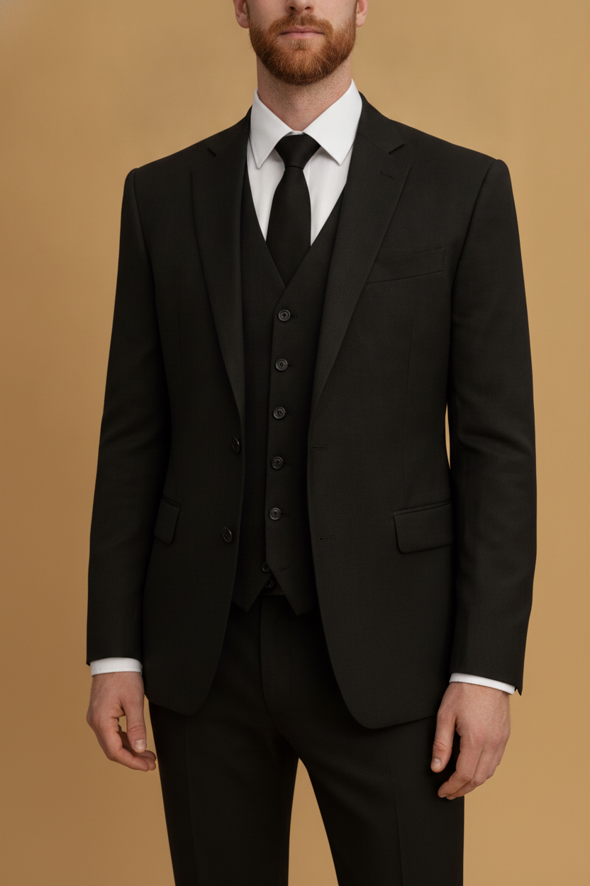 Marcel | Men Linen 3-Piece Wedding Guest Suit Blazer Waistcoat Trousers