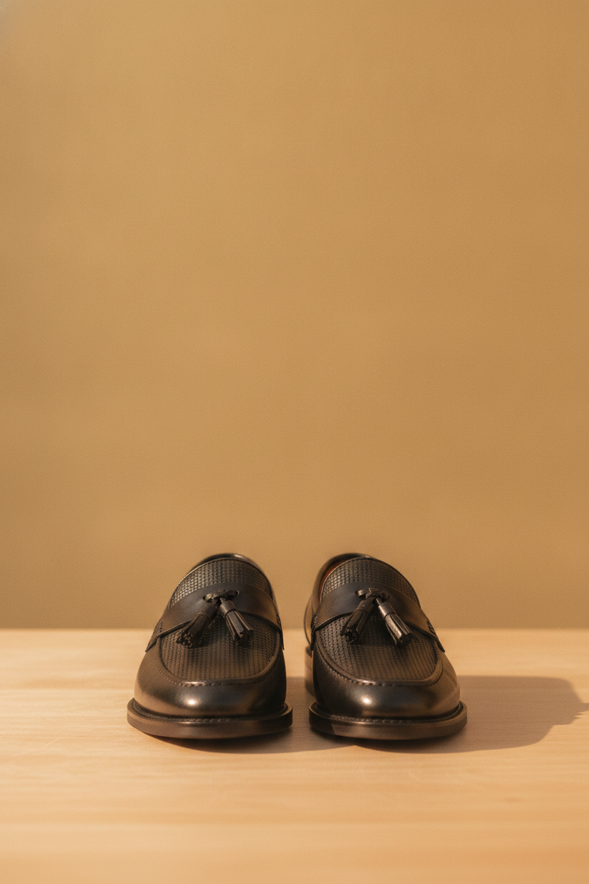 Ulysses | Woven Tassel Slip On Loafers Smart Casual Menswear