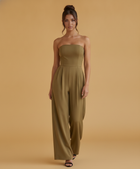 Manon | Strapless Wide Leg Jumpsuit For Wedding Guest & Events