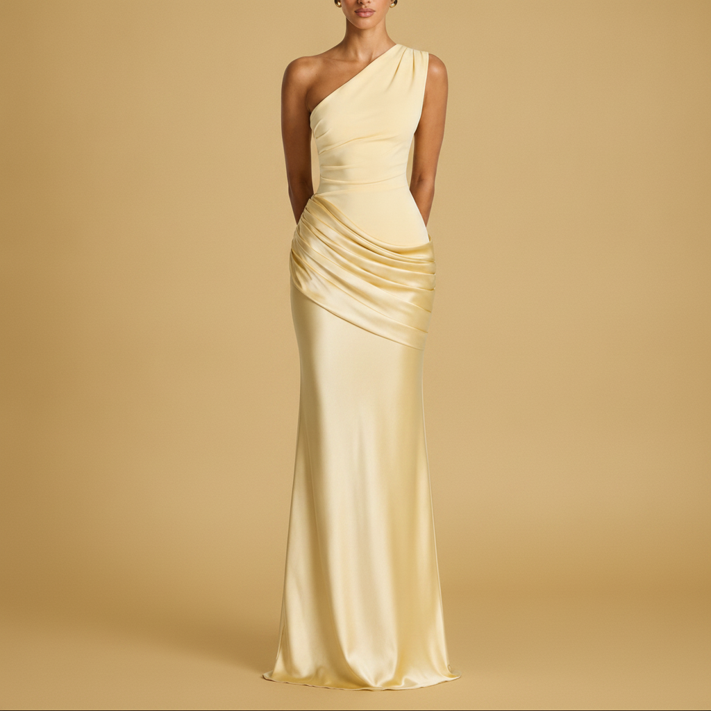 Lucinda | Elegant Dresses For Women One Shoulder Maxi Occasion