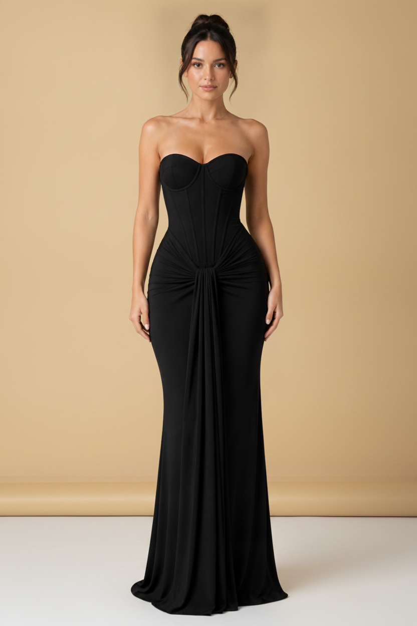Cordelia | Women Lace Corset Strapless Cinderella Wedding Dress