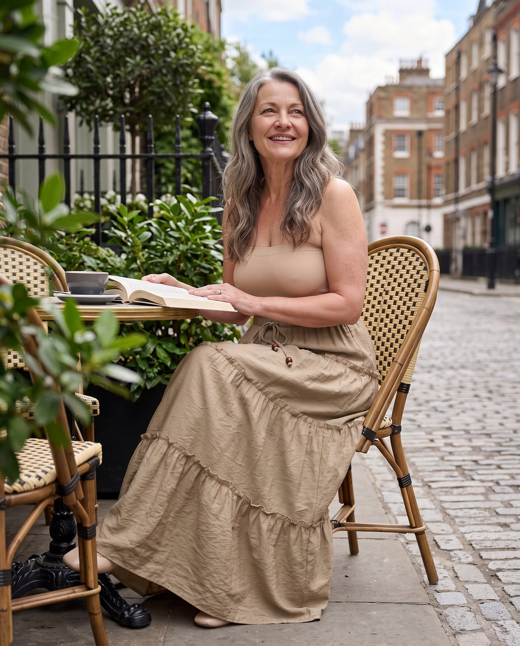 Helena | Bohemian Pleated Maxi Dresses For Summer Occasions — lifestyle