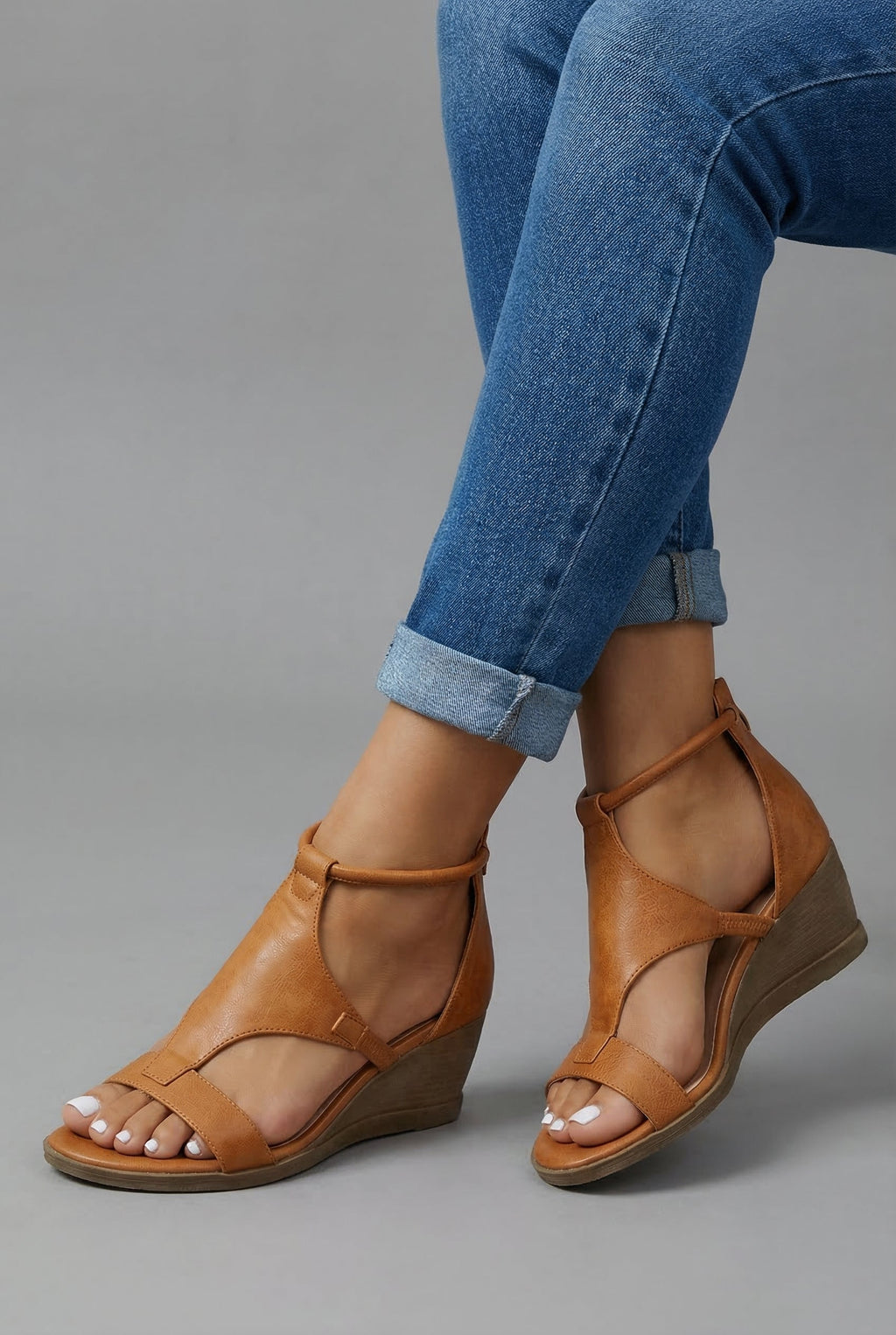Berenice | Sexy Comfortable Vegan Leather Summer Sandal Shoes