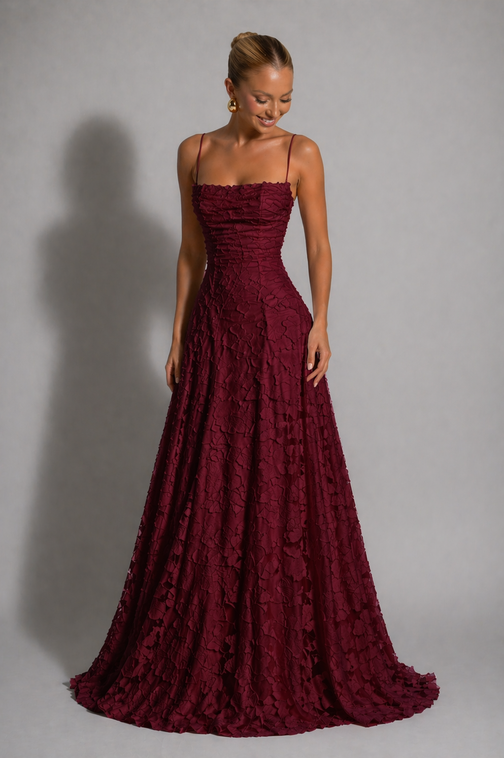 Francesca | Lace Wedding Gowns Maxi Strappy Evening Dress