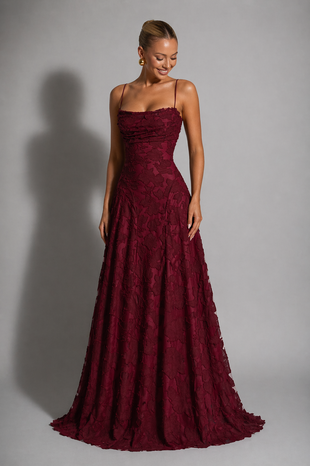 Francesca | Lace Wedding Gowns Maxi Strappy Evening Dress