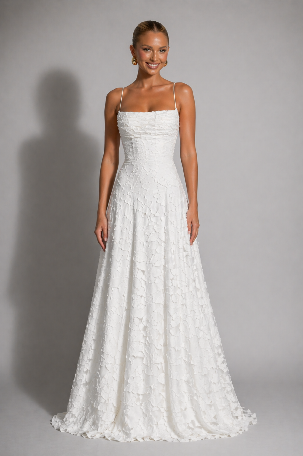 Francesca | Lace Wedding Gowns Maxi Strappy Evening Dress