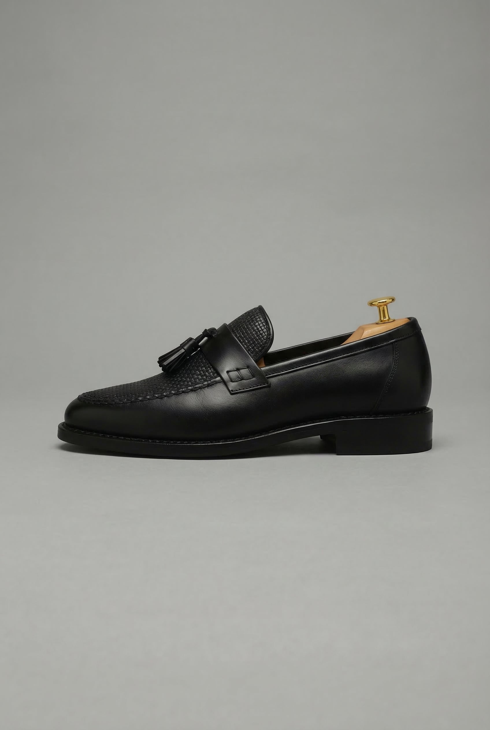 Bastian | Woven Tassel Slip On Loafers Smart Casual Footwear