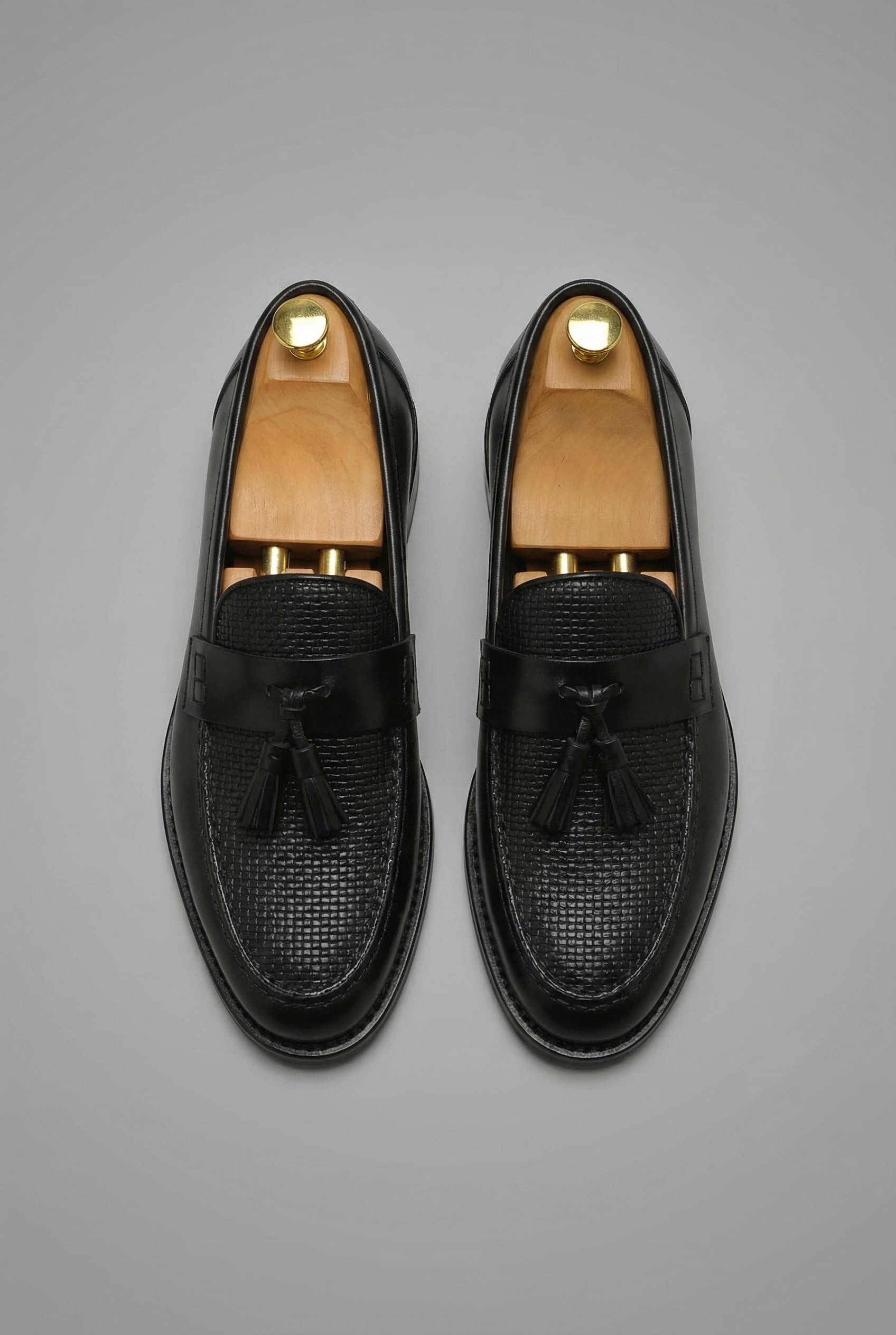 Bastian | Woven Tassel Slip On Loafers Smart Casual Footwear