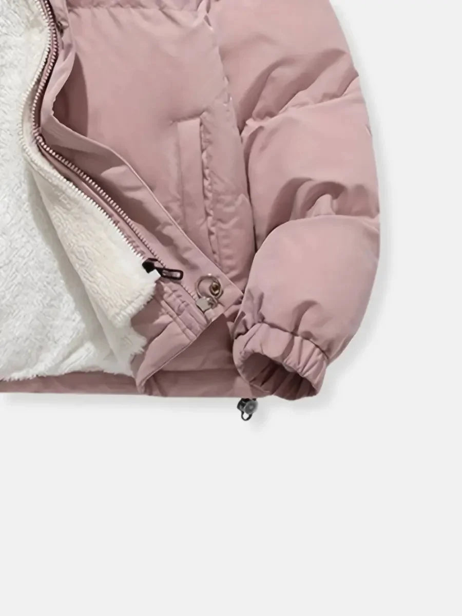 Ophelia | Long Quilted Puffer Winter Coat With Hood