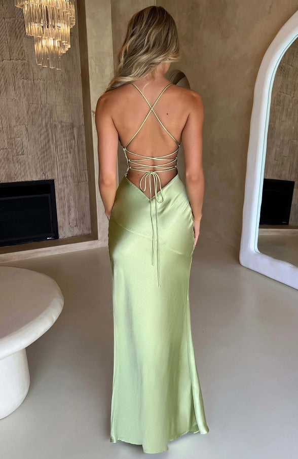 Persephone | Luxe Satin Slip Dress For Weddings & Events