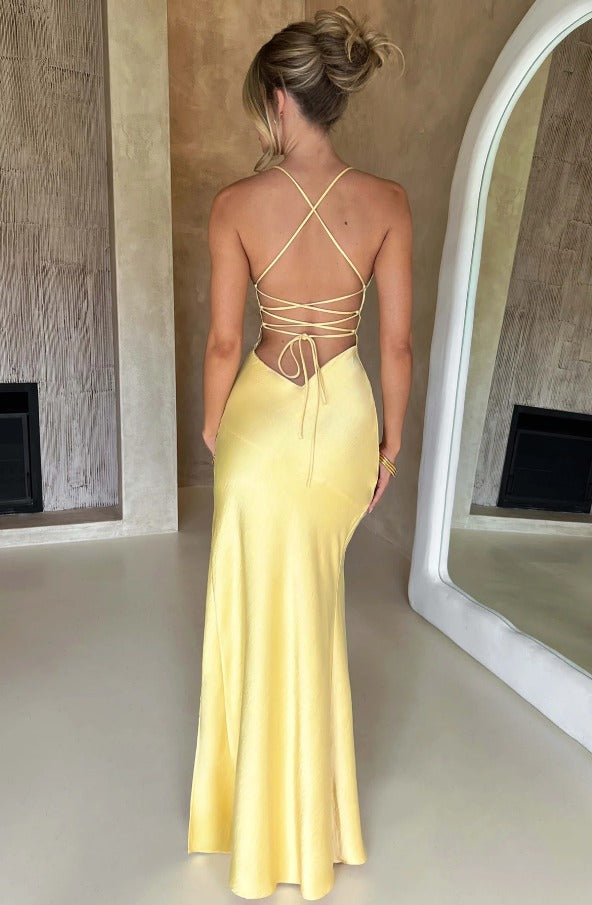 Persephone | Luxe Satin Slip Dress For Weddings & Events