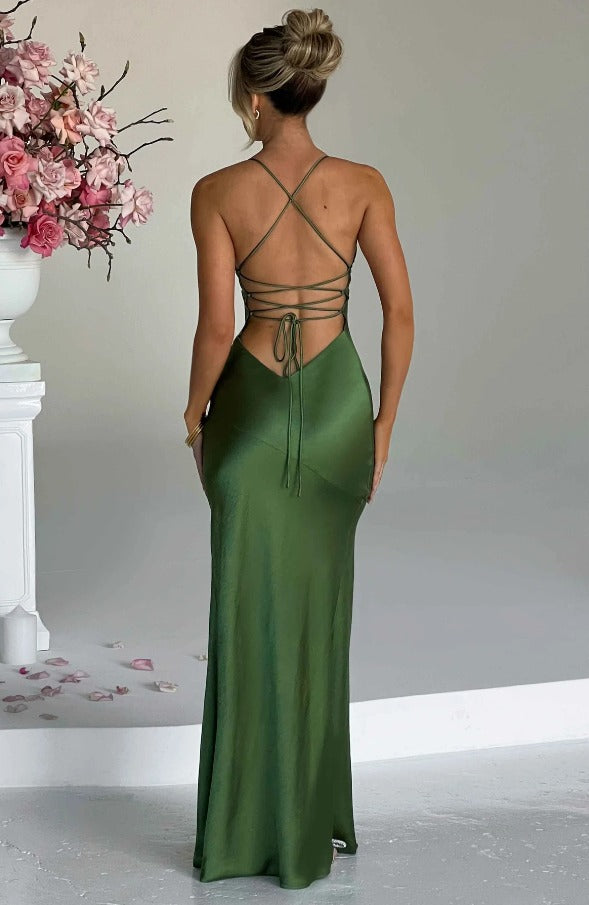 Persephone | Luxe Satin Slip Dress For Weddings & Events
