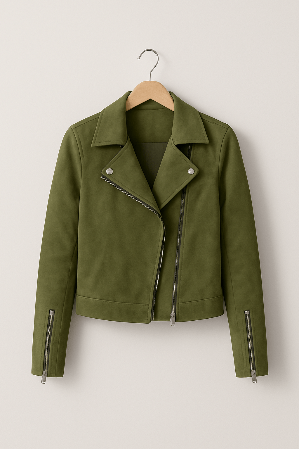 Fenella | Fringed Leather Biker Jacket for Women