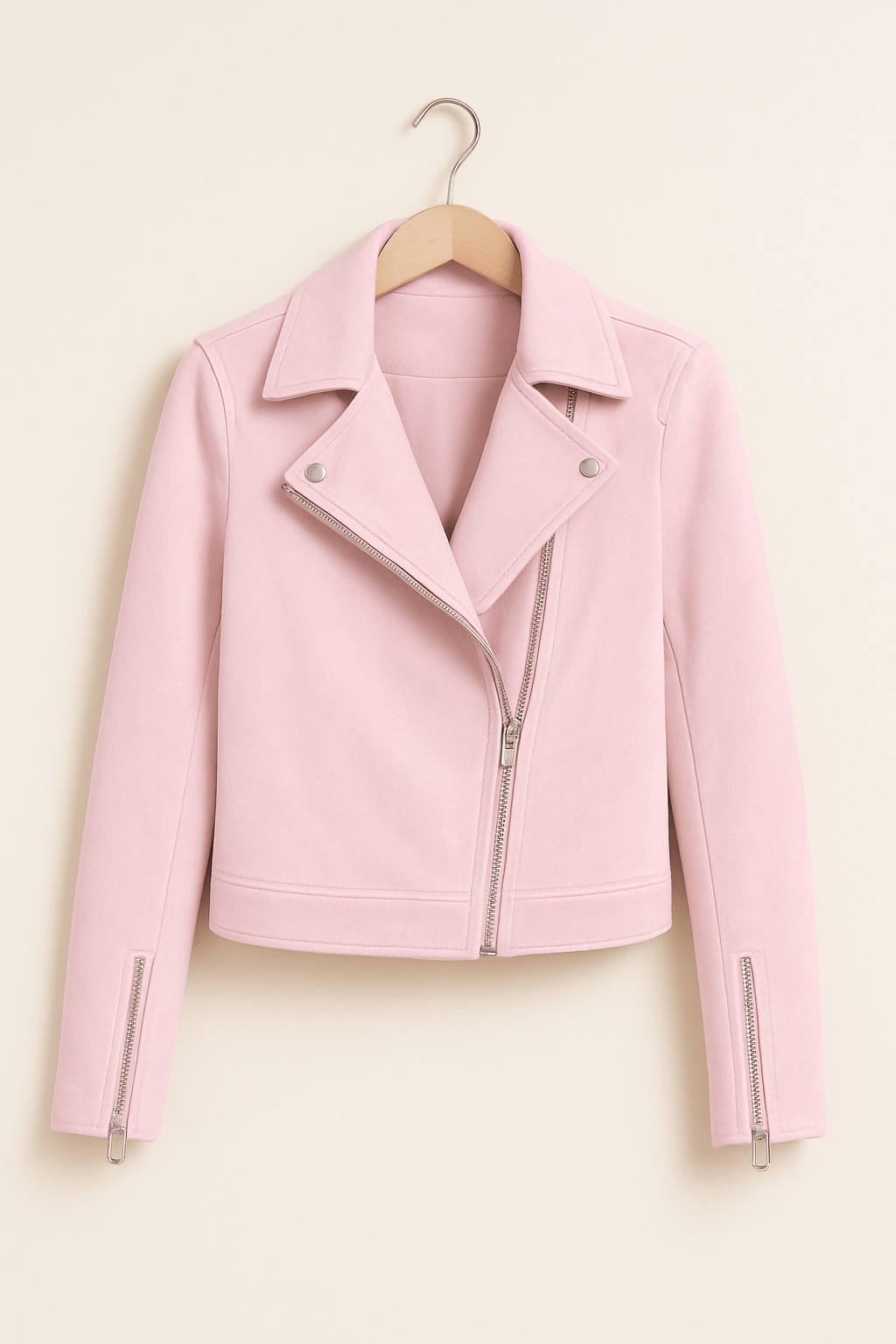 Fenella | Fringed Leather Biker Jacket for Women