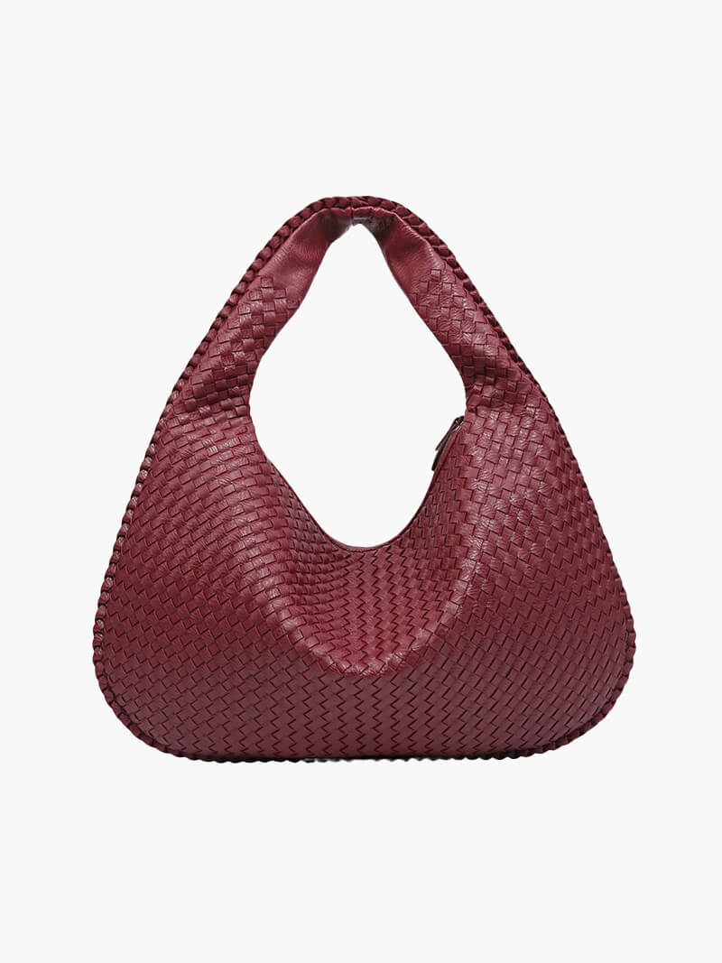 Iliana | Oversized Woven Tote Bag in Handwoven Overalls Style