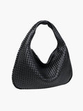 Iliana | Oversized Woven Tote Bag in Handwoven Overalls Style