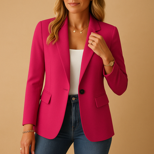 Berenice | Black Tie Attire Tailored Single Button Blazer