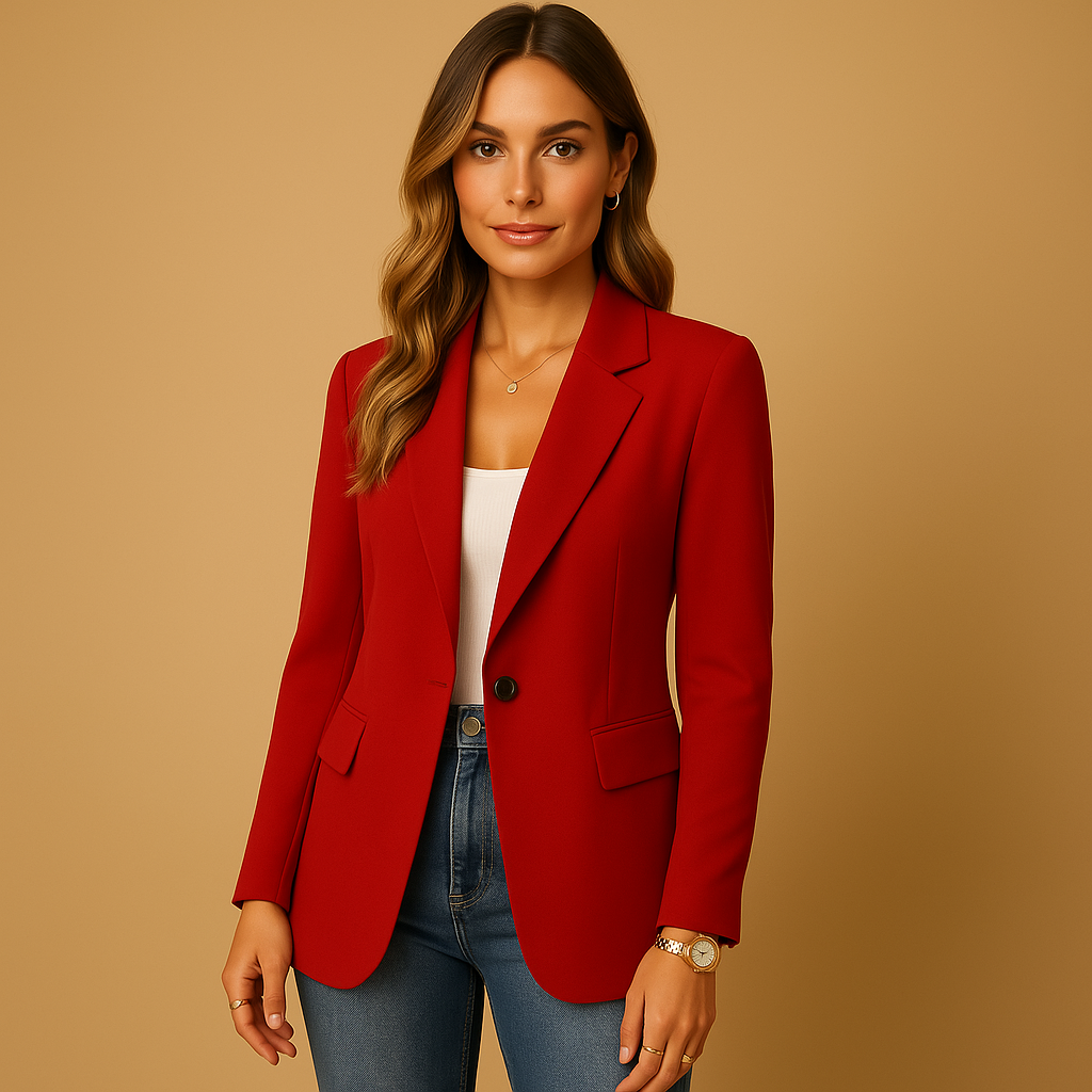 Berenice | Black Tie Attire Tailored Single Button Blazer