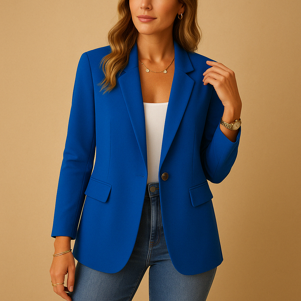 Berenice | Black Tie Attire Tailored Single Button Blazer