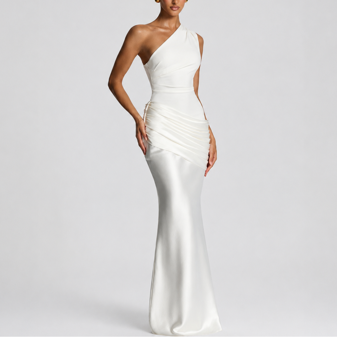 Lucinda | Elegant Dresses For Women One Shoulder Maxi Occasion