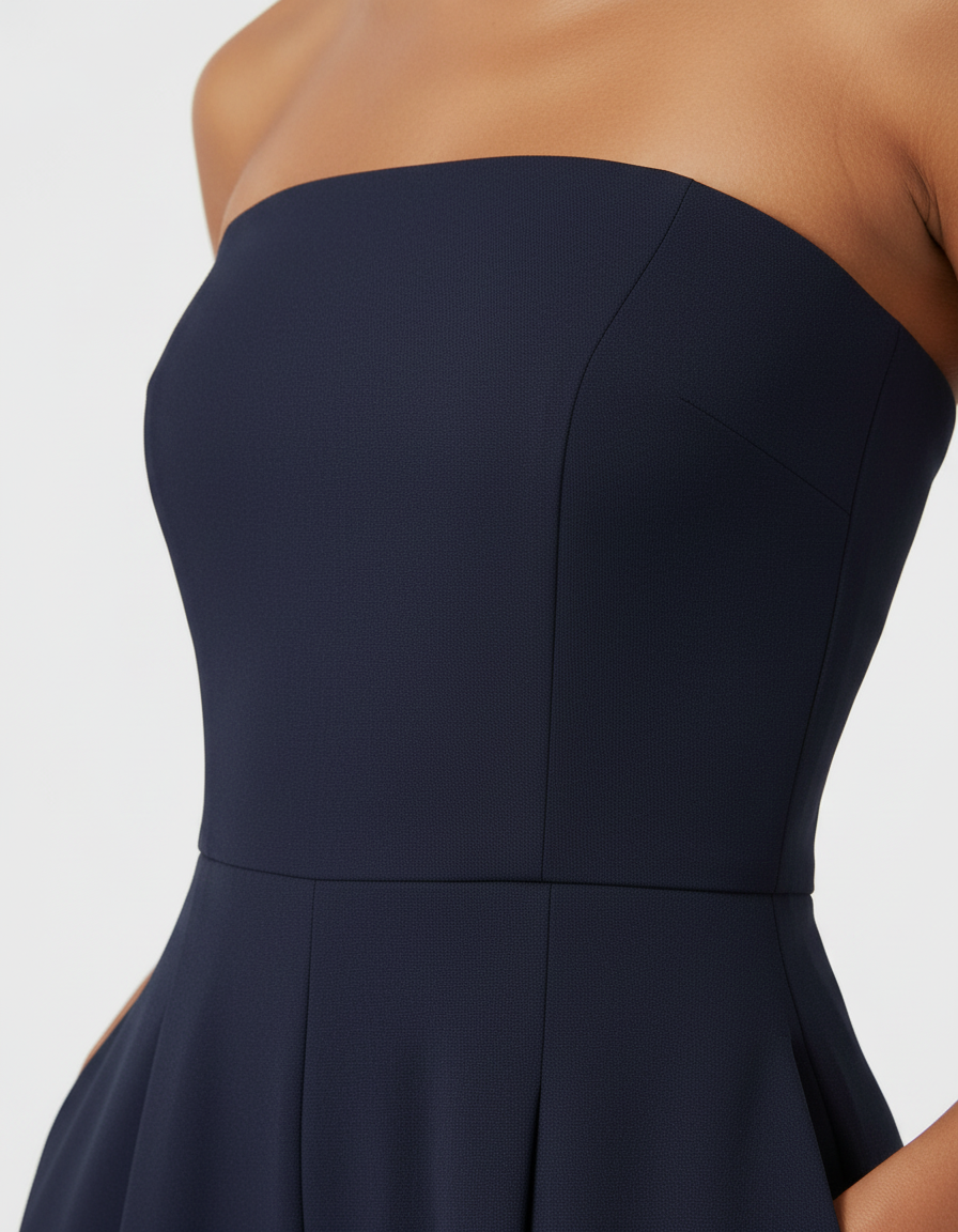 Manon | Strapless Wide Leg Jumpsuit For Wedding Guest & Events