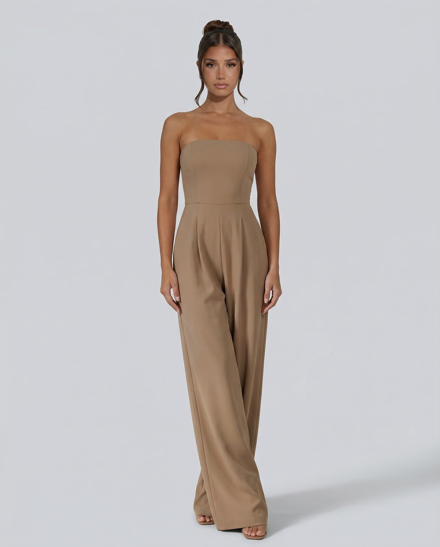 Manon | Strapless Wide Leg Jumpsuit For Wedding Guest & Events