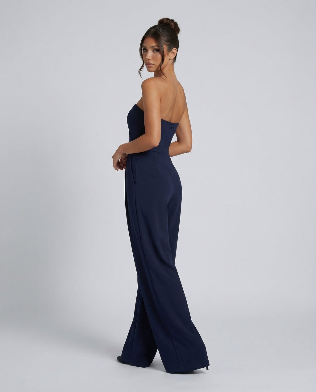 Manon | Strapless Wide Leg Jumpsuit For Wedding Guest & Events