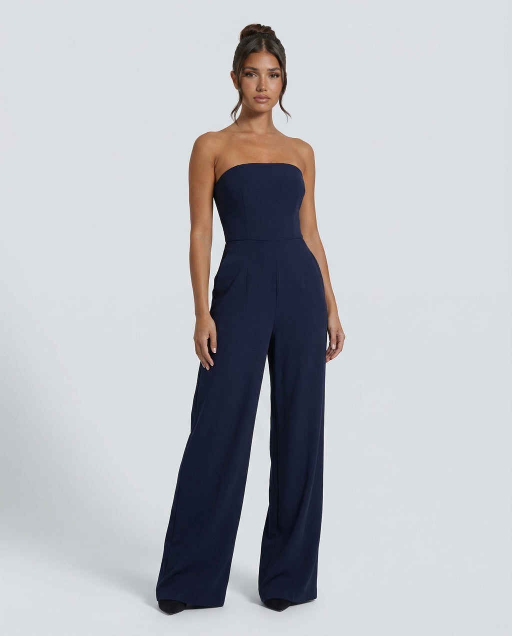 Manon | Strapless Wide Leg Jumpsuit For Wedding Guest & Events
